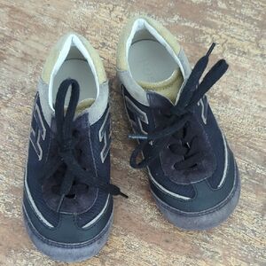 Stylish Kids Shoes in Black and Tan